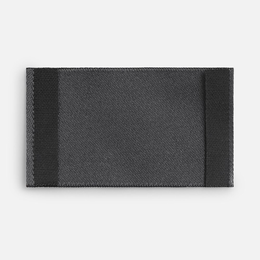 Лейбл тканевый Epsilon, M, темно-серый