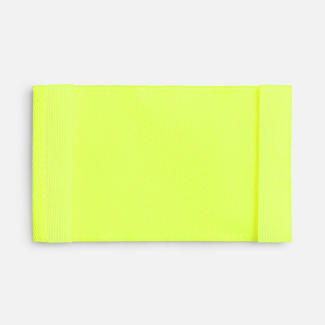 Лейбл тканевый Epsilon, M, желтый неон