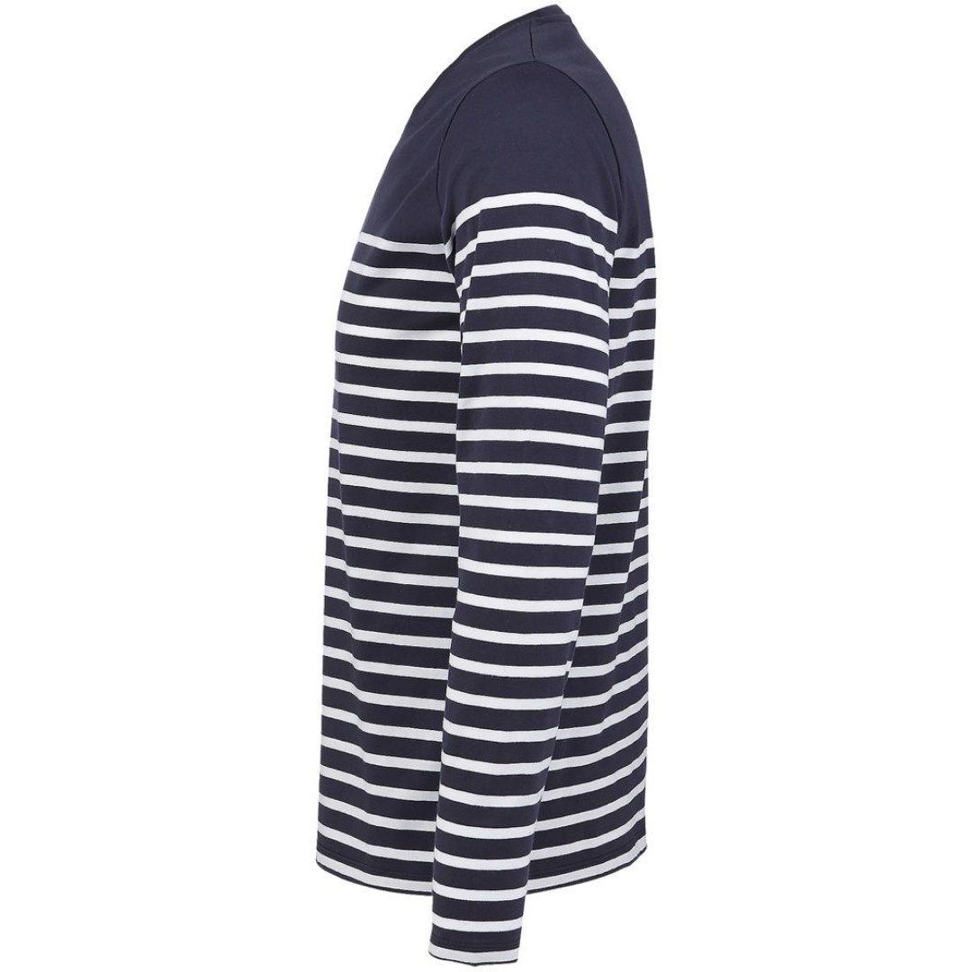 Футболка мужская с длинным рукавом Matelot LSL Men, темно-синяя с белым, XXL