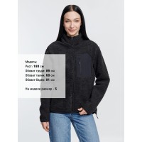 Куртка унисекс Fury, темно-серая (графит), размер XS