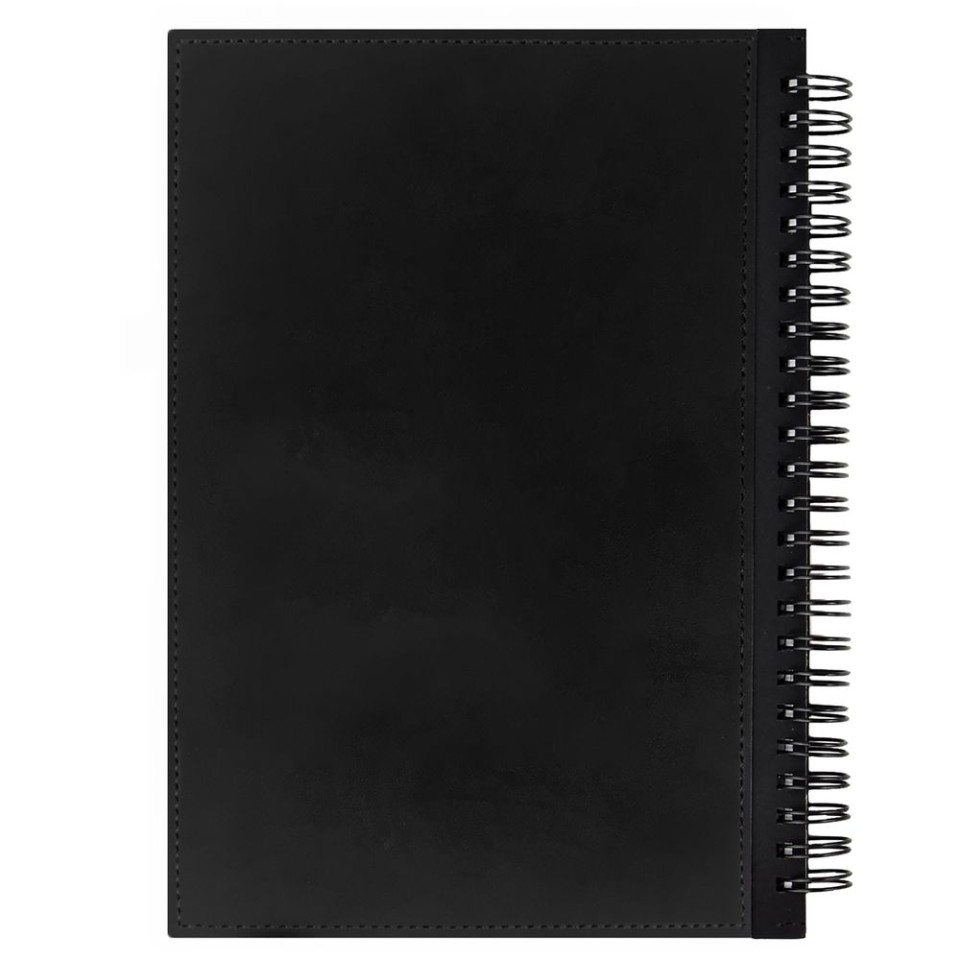 Ежедневник Notera Maxi, недатированный, черный