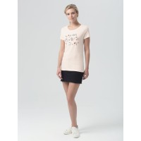 Футболка женская «Котэ», розовая, S