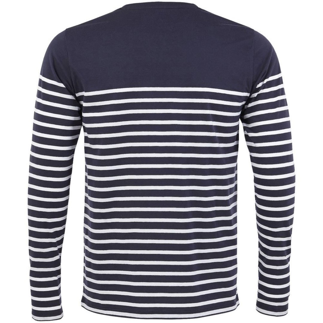 Футболка мужская с длинным рукавом Matelot LSL Men, темно-синяя с белым, XXL