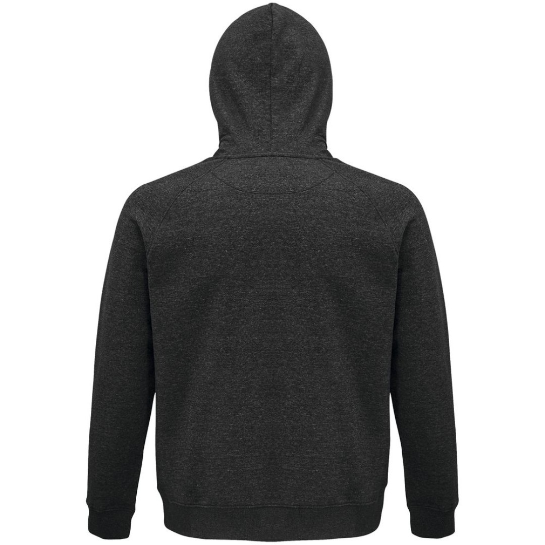 Толстовка унисекс Stellar, черный меланж, XXL