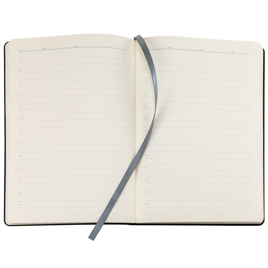 Ежедневник Lable, недатированный, темно-серый