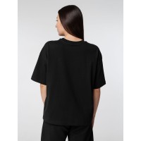 Футболка оверсайз женская Boxy Women, черная, размер L