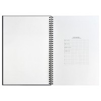 Ежедневник Notera Maxi, недатированный, черный