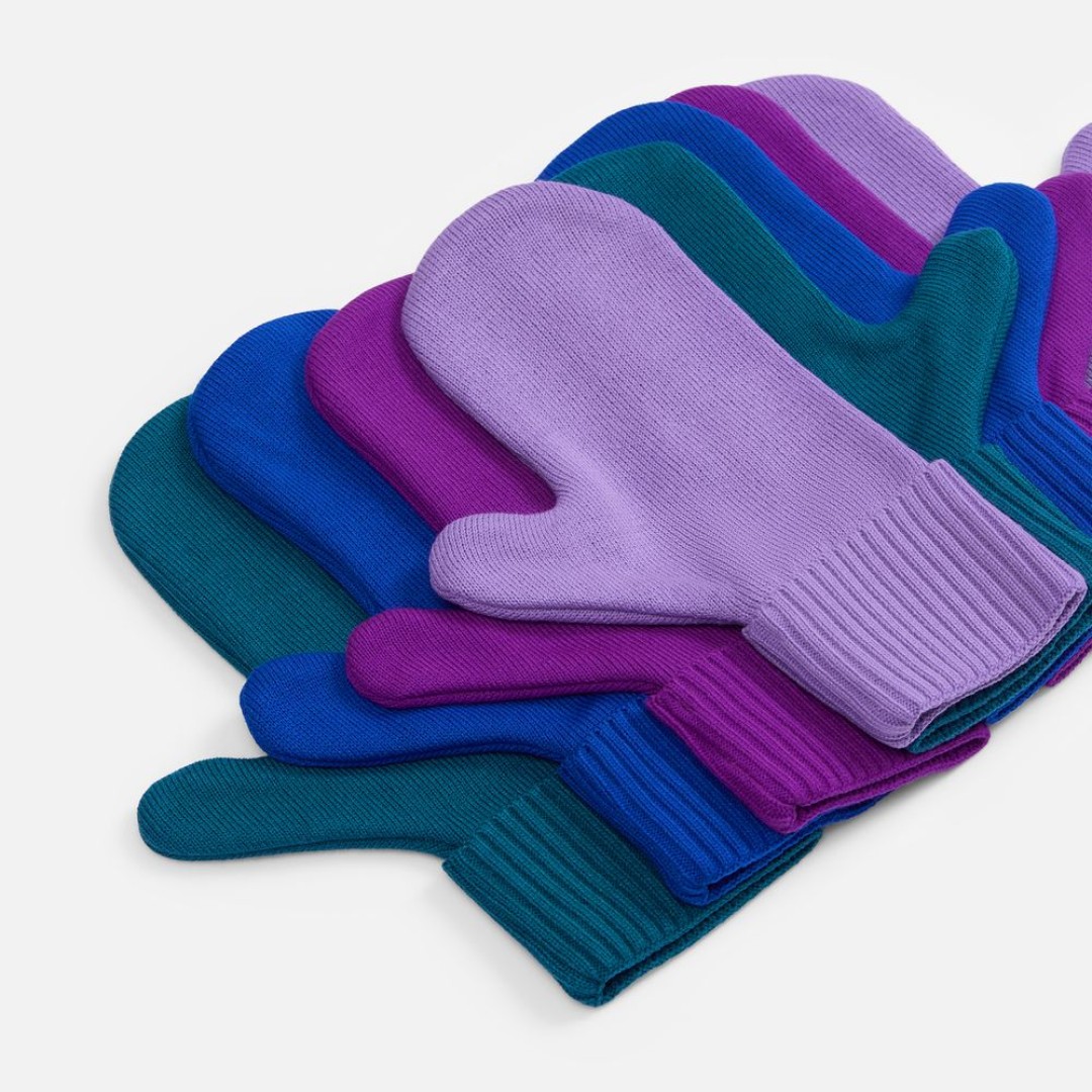 Варежки Yong, темно-синие (морская волна), размер S/M