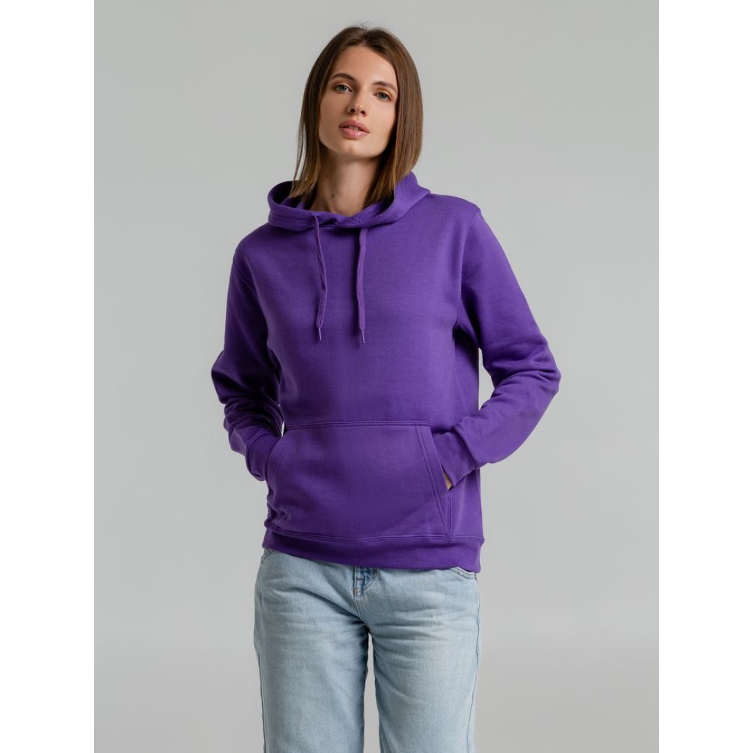 Толстовка с капюшоном Snake II темно-фиолетовая, 3XL