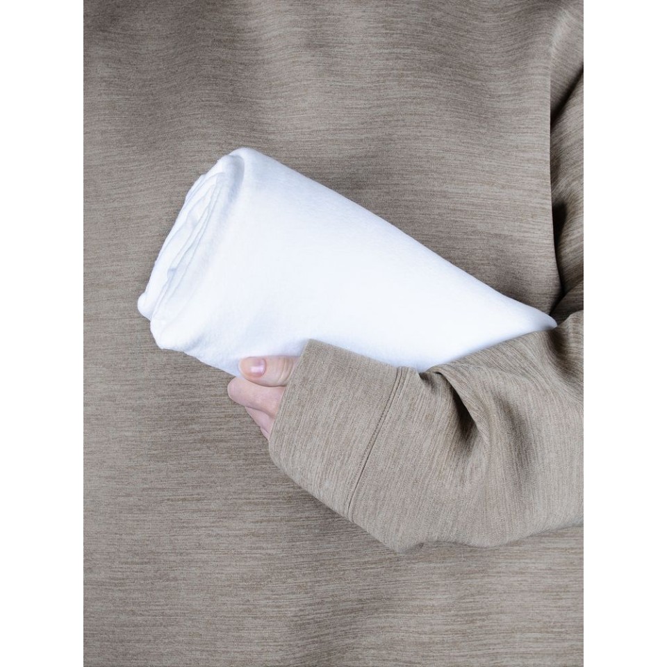 Флисовый плед Warm&Peace, белый