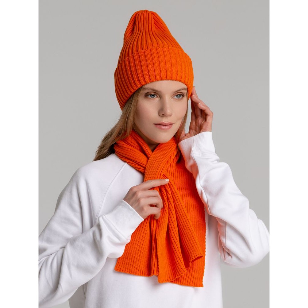 Шапка Yong, оранжевая (апельсин)
