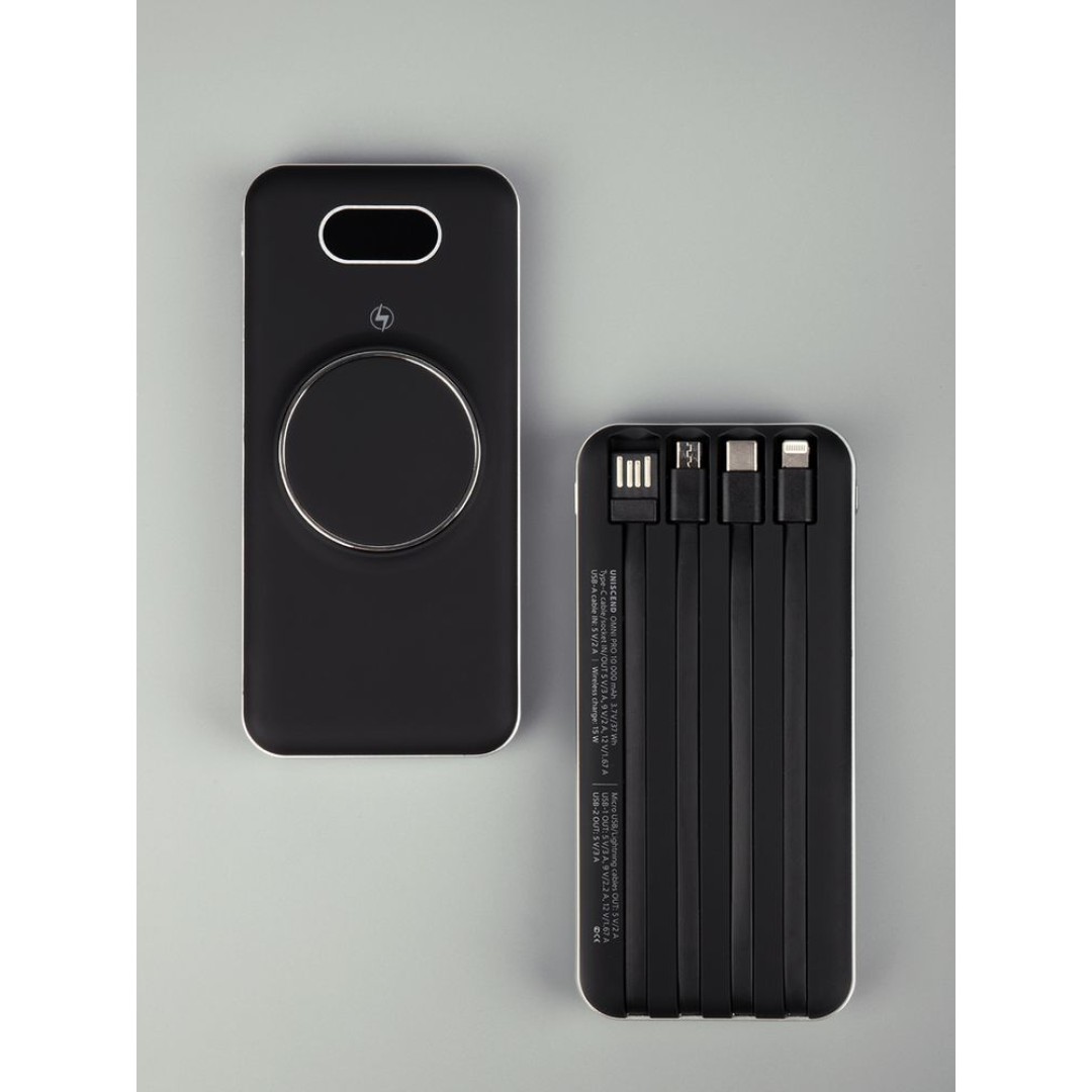 Внешний аккумулятор Omni Pro 10000 мАч, черный