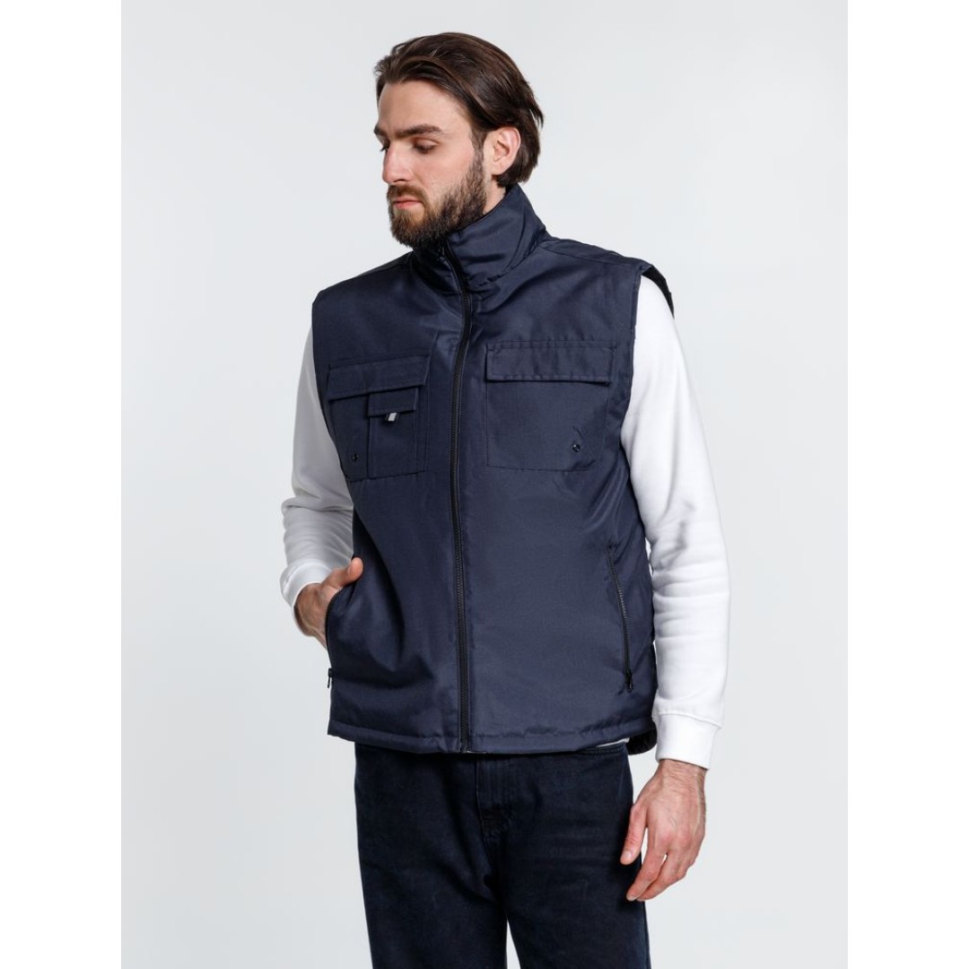 Жилет мужской Stokholm, темно-синий, размер L
