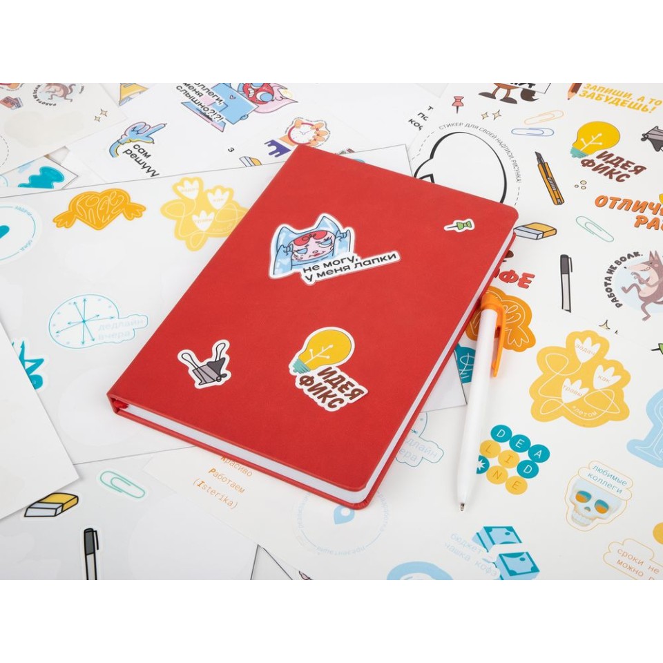 Наклейки ПВХ Sticker Pack на заказ, S