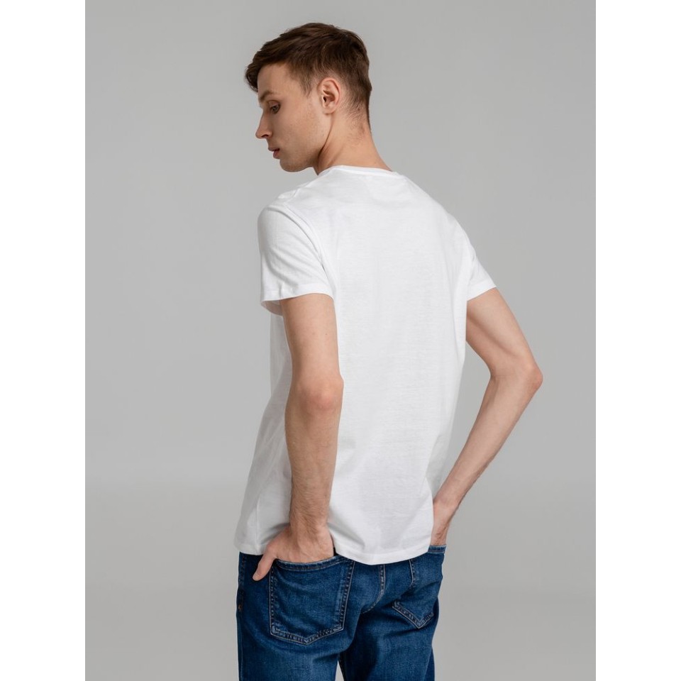 Футболка мужская приталенная Regent Fit 150 белая, XXL