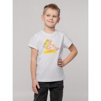 Футболка детская Skateboard, белая, 6 лет