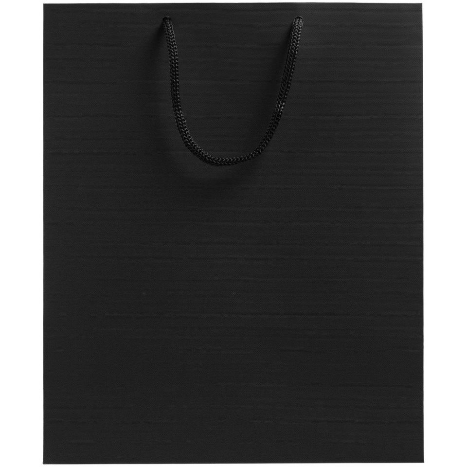 Пакет бумажный Wide, черный