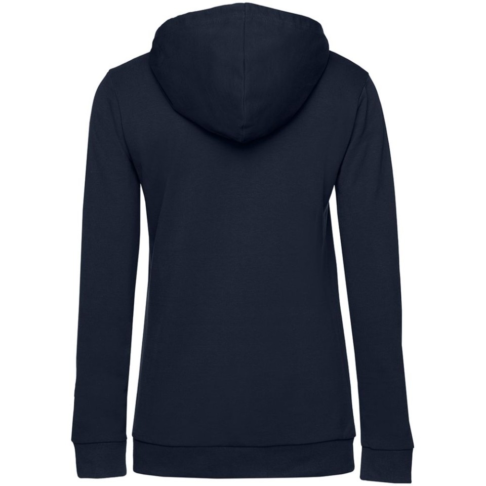 Толстовка с капюшоном женская Hoodie, темно-синяя, L
