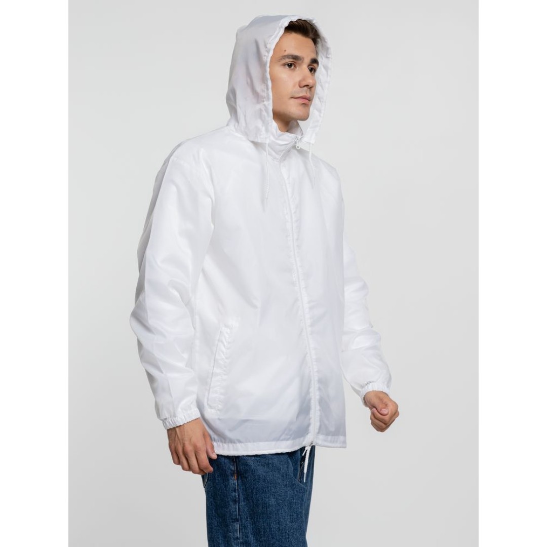 Ветровка унисекс Shift белая, XXL