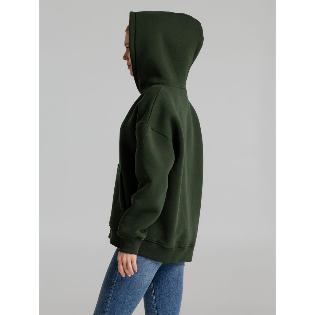 Худи Kulonga Oversize, темно-зеленый хаки, ХS/S