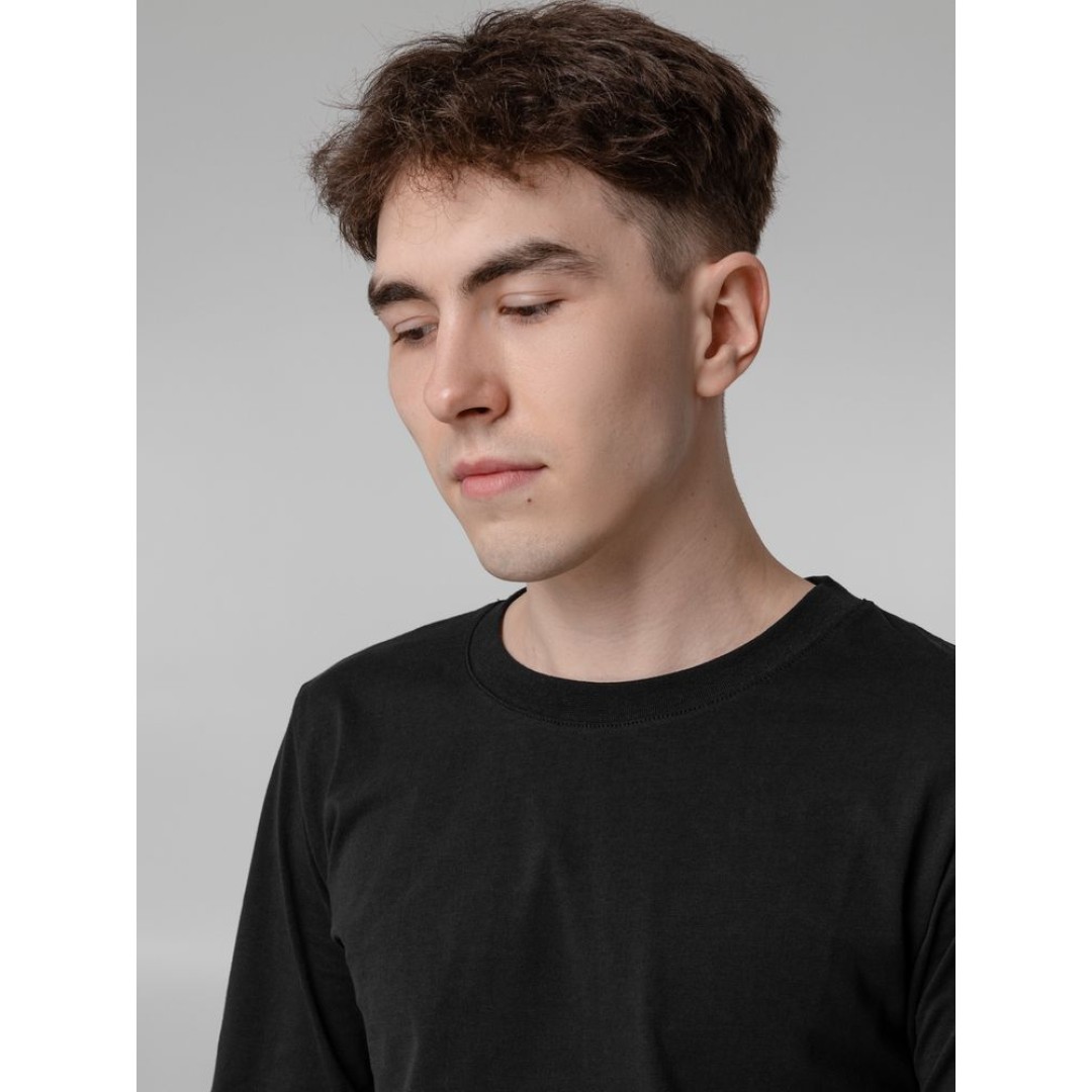 Футболка с длинным рукавом Lehta, черная, размер S