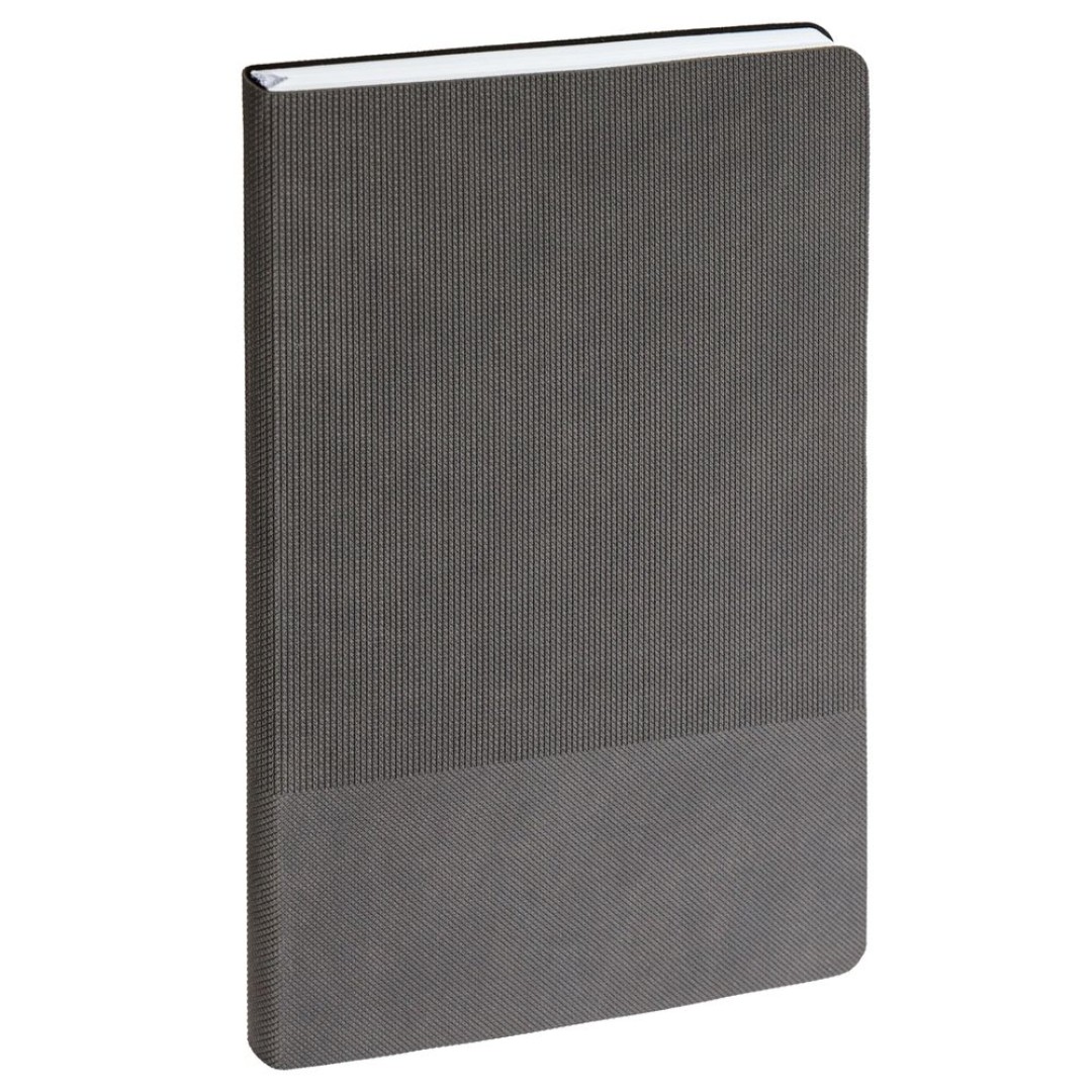 Ежедневник Knit, недатированный, темно-серый