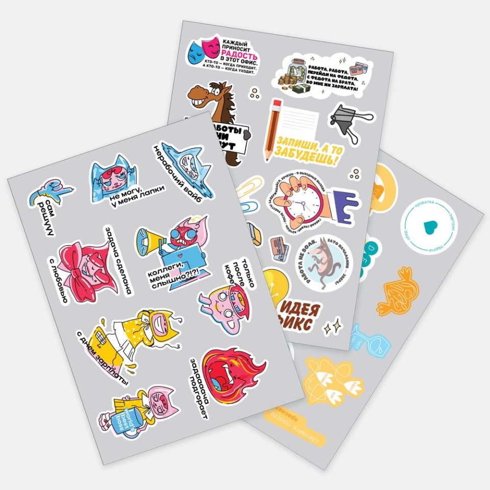 Наклейки UV-DTF Stiker Pack на заказ, S
