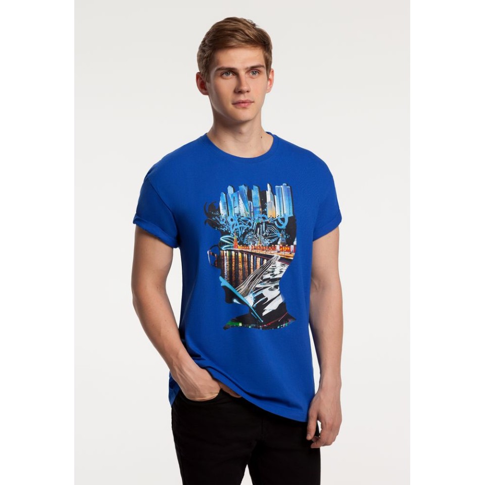 Футболка Moscow Boy, ярко-синяя, S