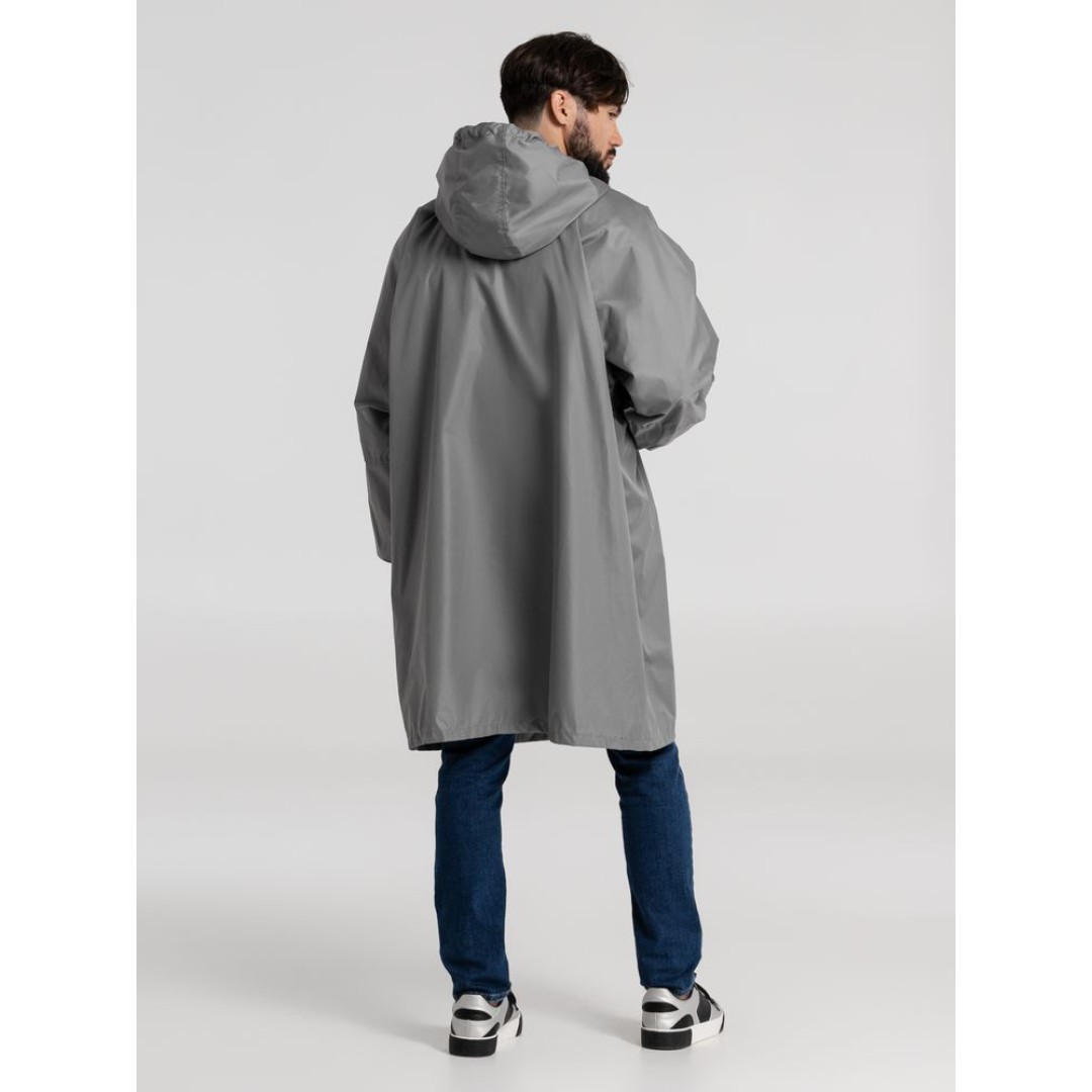 Дождевик-анорак Hard Work, серый, единый
