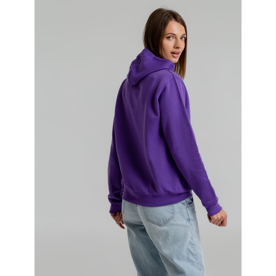 Толстовка с капюшоном Snake II темно-фиолетовая, 3XL