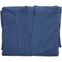 Халат вафельный Kimono, темно-синий, размер M/L