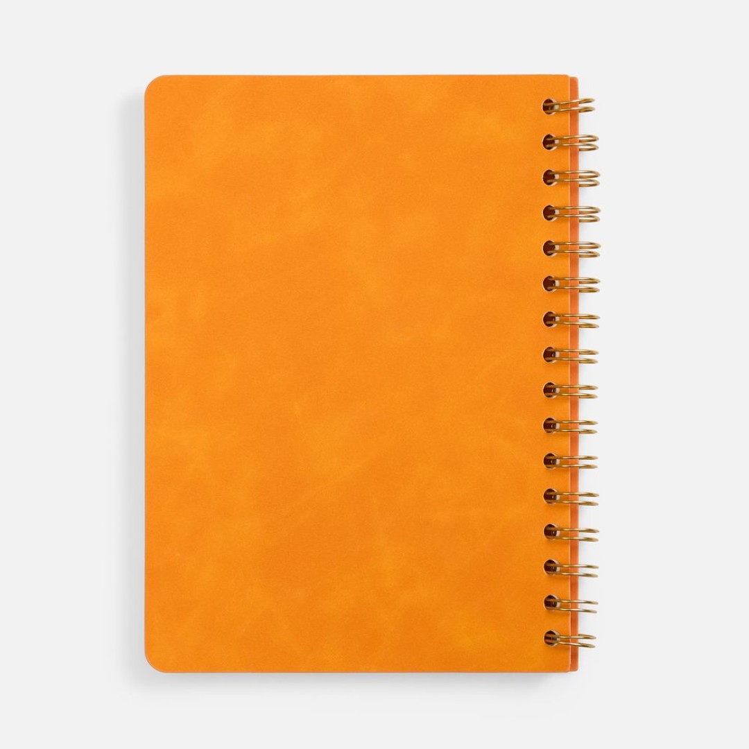 Ежедневник Spiral, недатированный, оранжевый