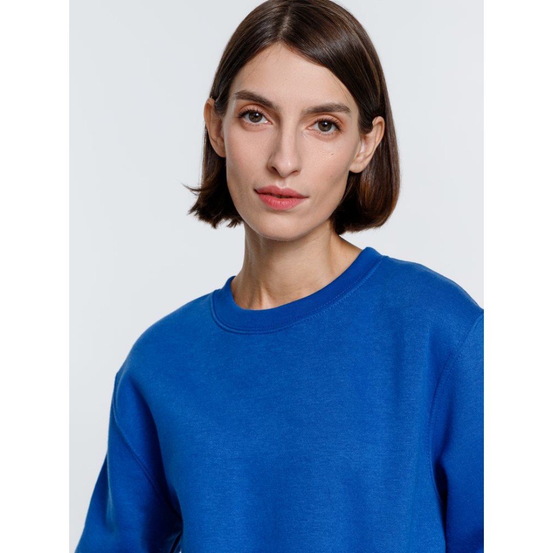 Свитшот унисекс Delta, ярко-синий, размер L