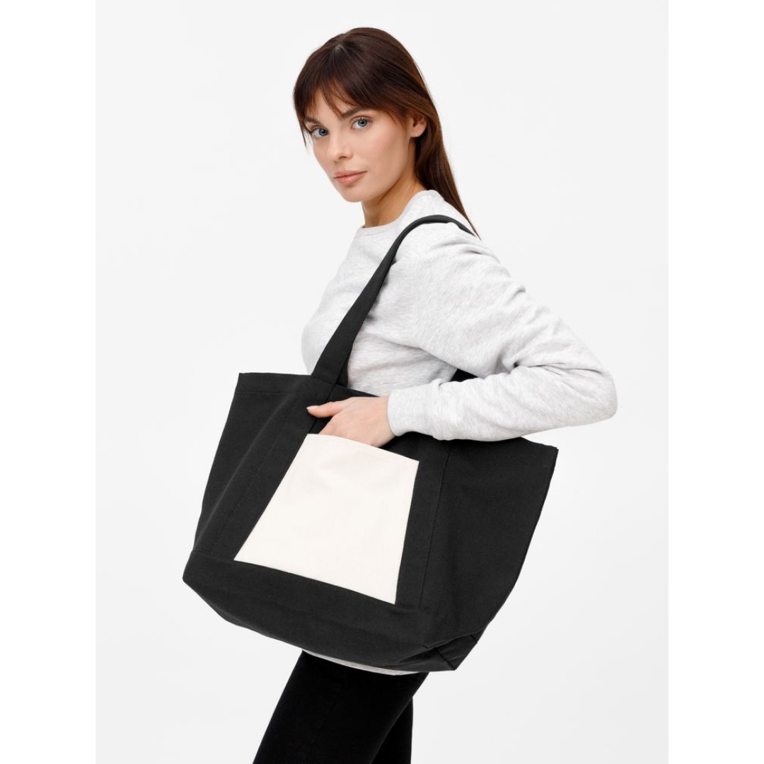 Шопер Shophop, черный с неокрашенным