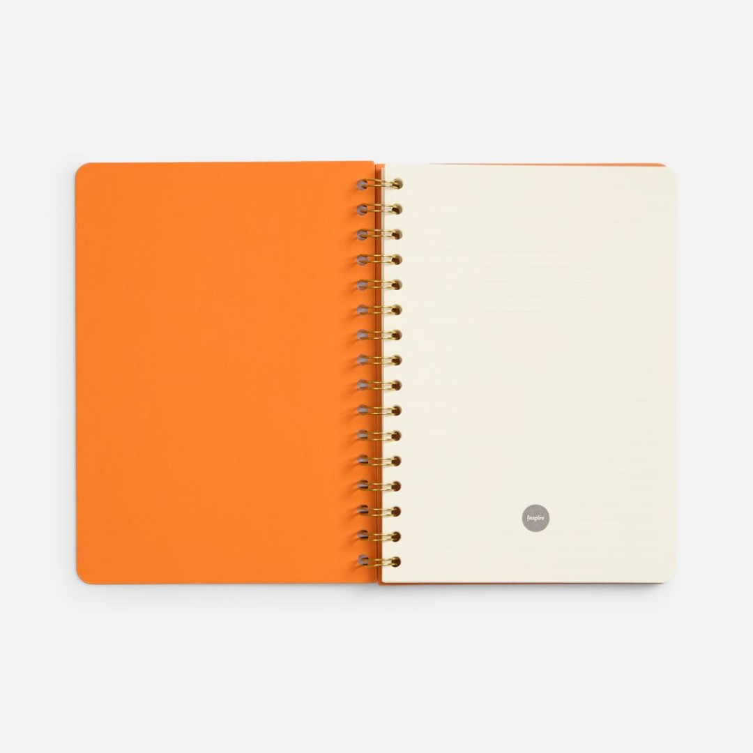 Ежедневник Spiral, недатированный, оранжевый