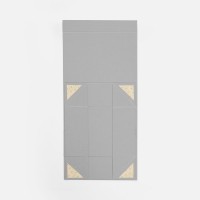 Коробка складная Quadra Fold, серая