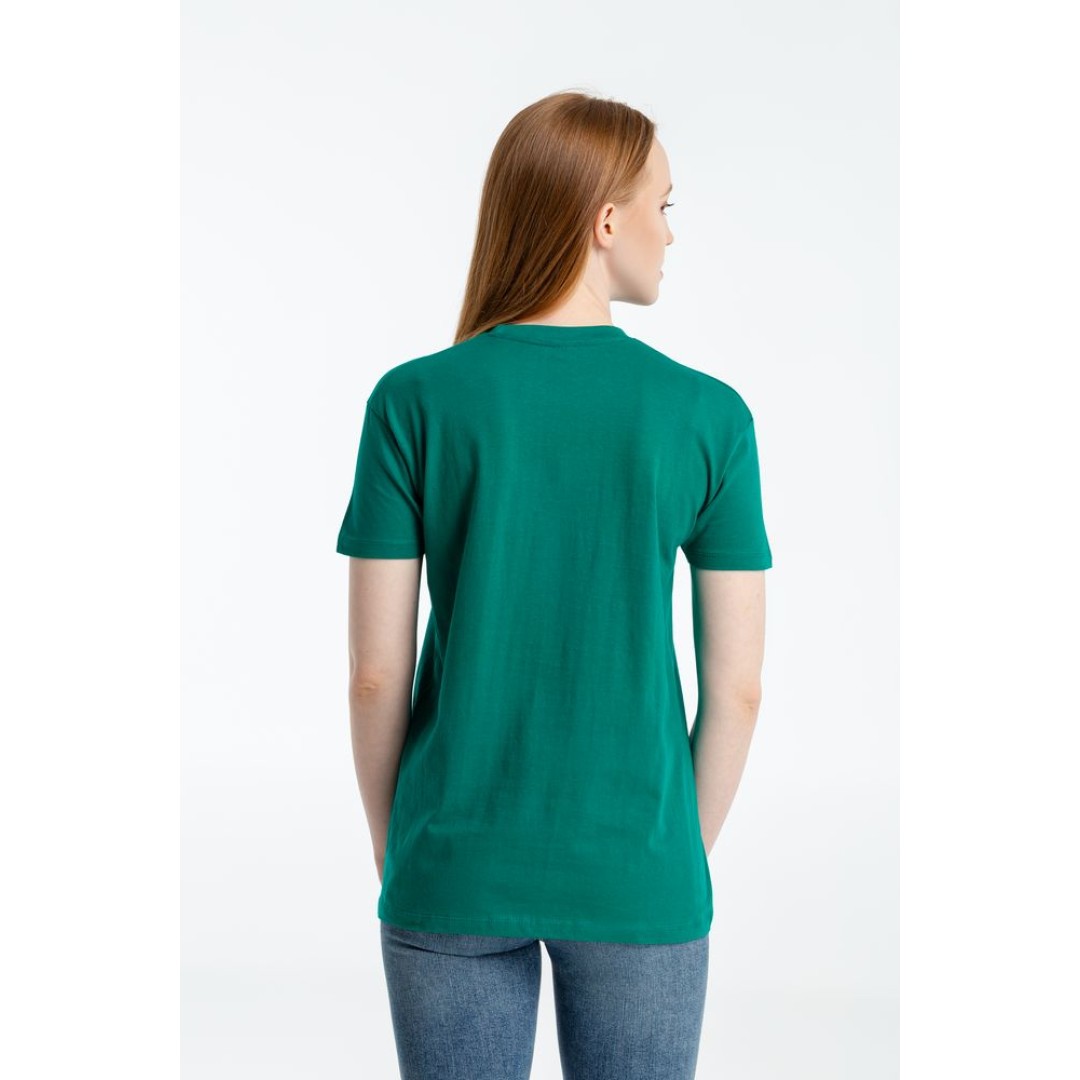 Футболка «Узор», зеленая, S