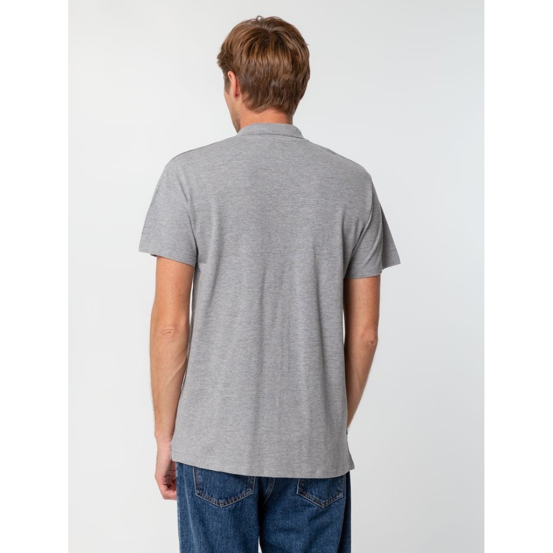 Рубашка поло мужская Summer 170 серый меланж, XS