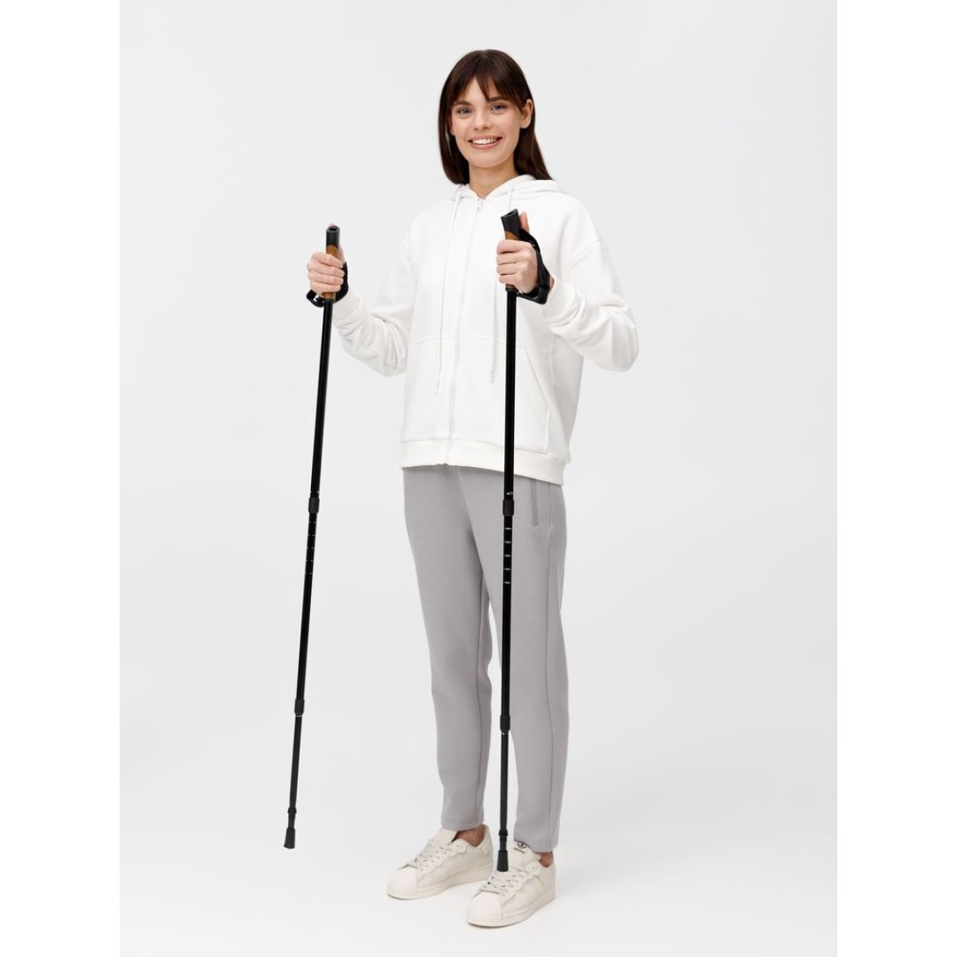 Палки для скандинавской ходьбы Trekk, черные