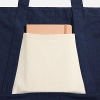 Шопер Shophop, синий с неокрашенным