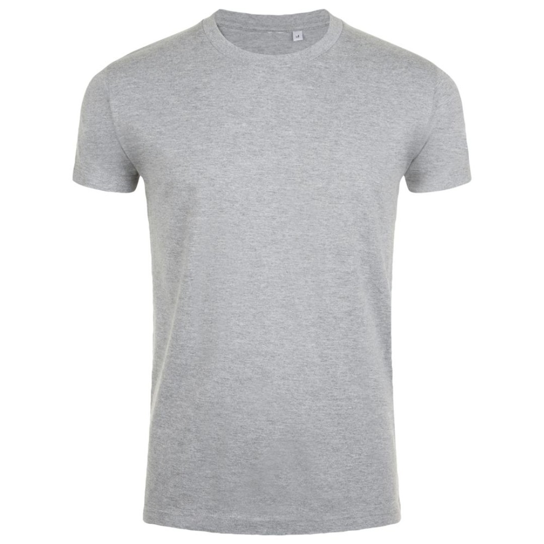 Футболка мужская приталенная Imperial Fit 190, серый меланж, M