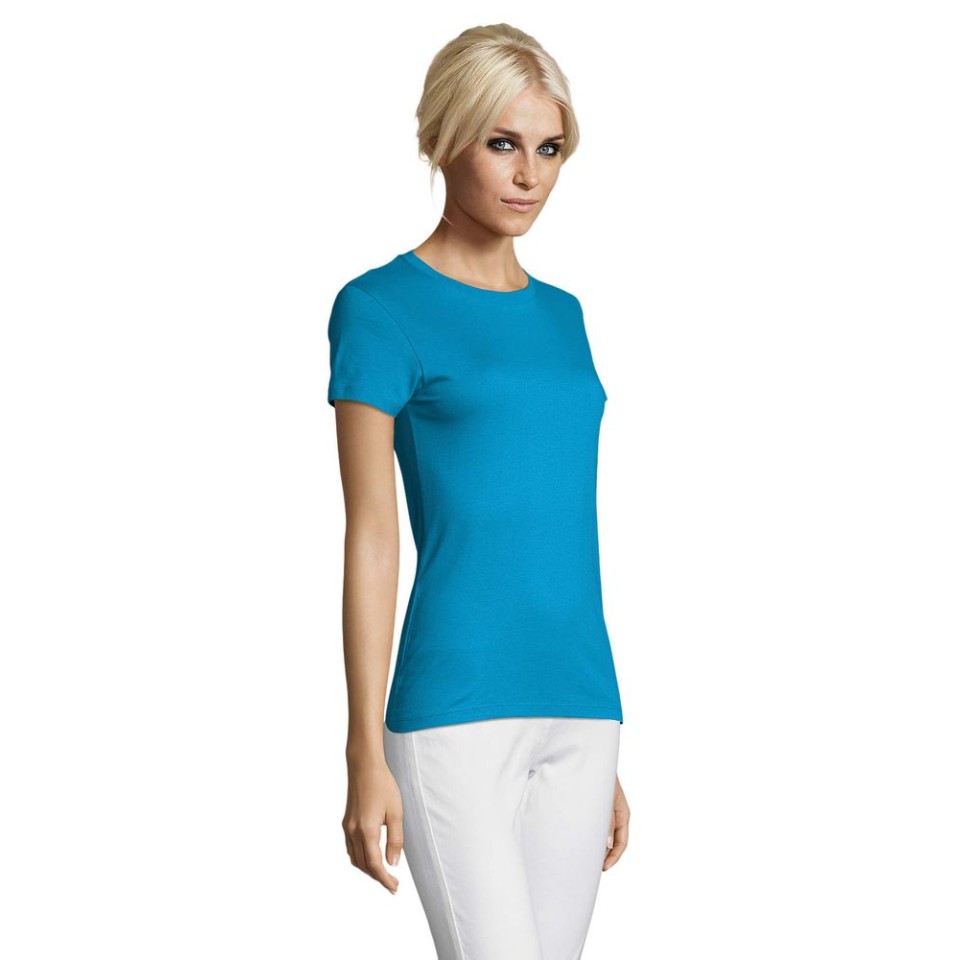 Футболка женская Regent Women ярко-бирюзовая, L