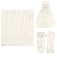 Шапка Heat Trick, белая (молочная)