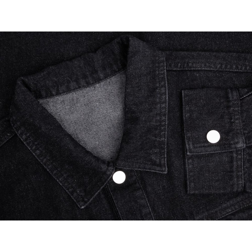 Куртка джинсовая O2, черная, размер 3XL/4XL