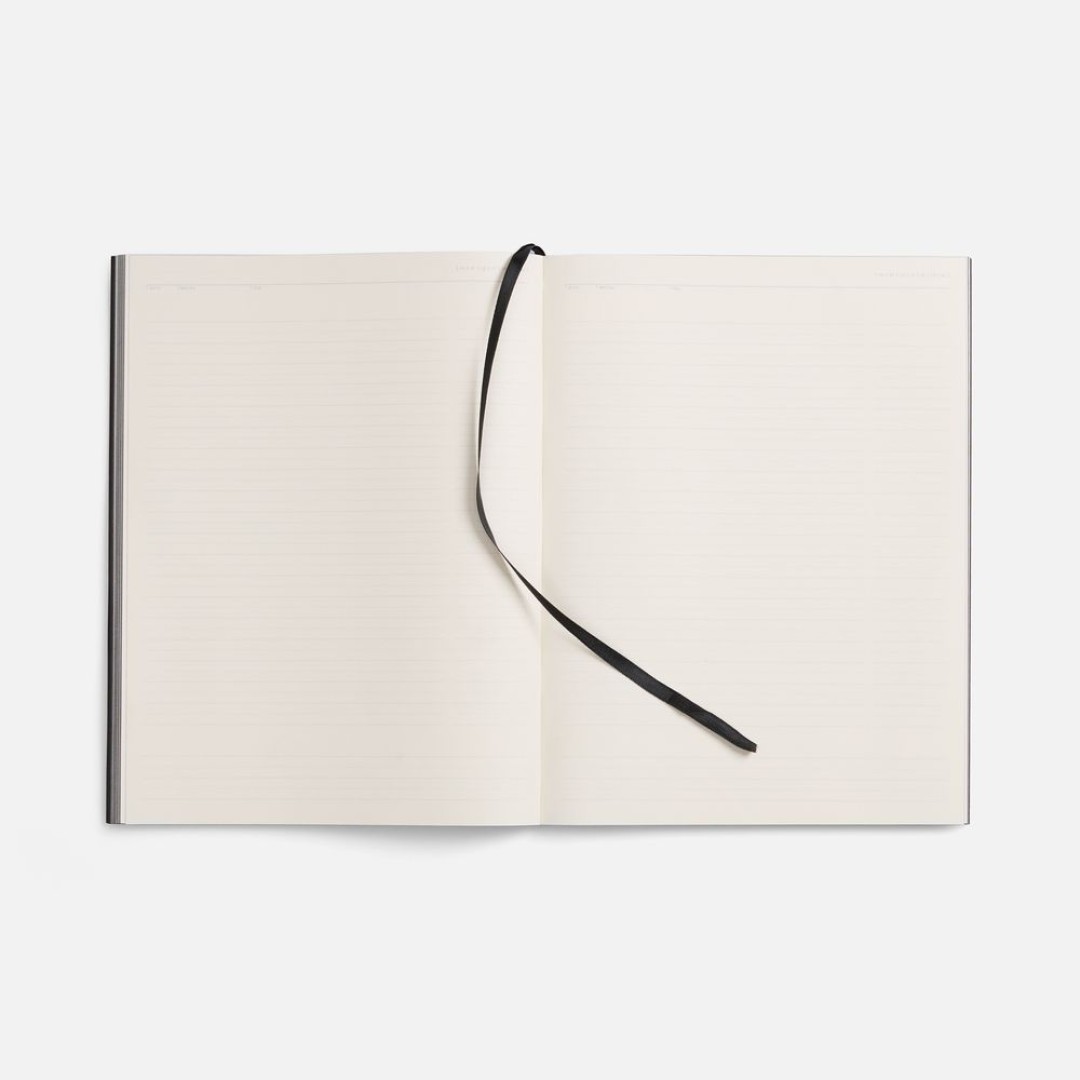 Ежедневник Flat Maxi, недатированный, черный