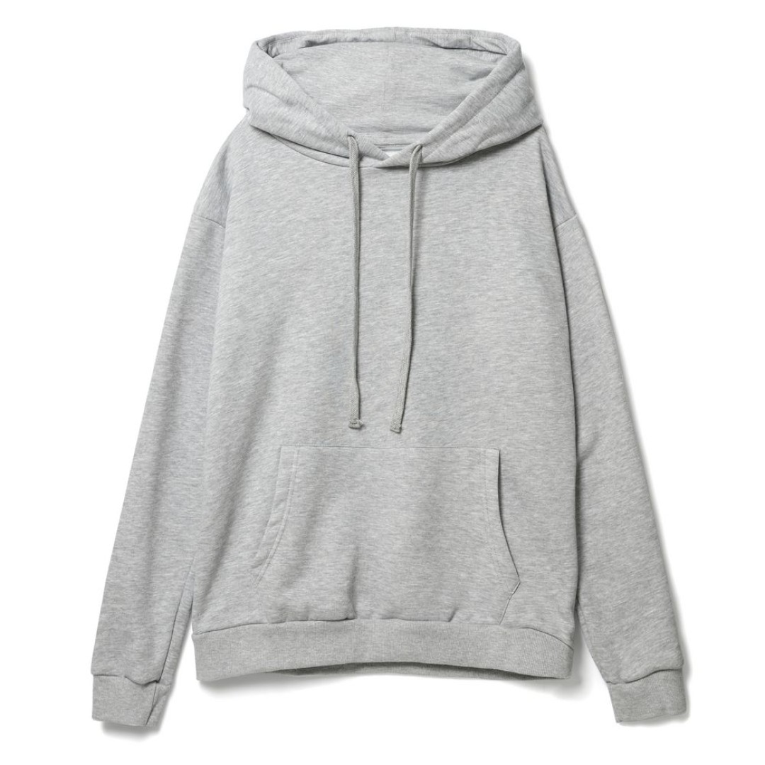 Худи унисекс Tuloksa 280, серый меланж, размер XS