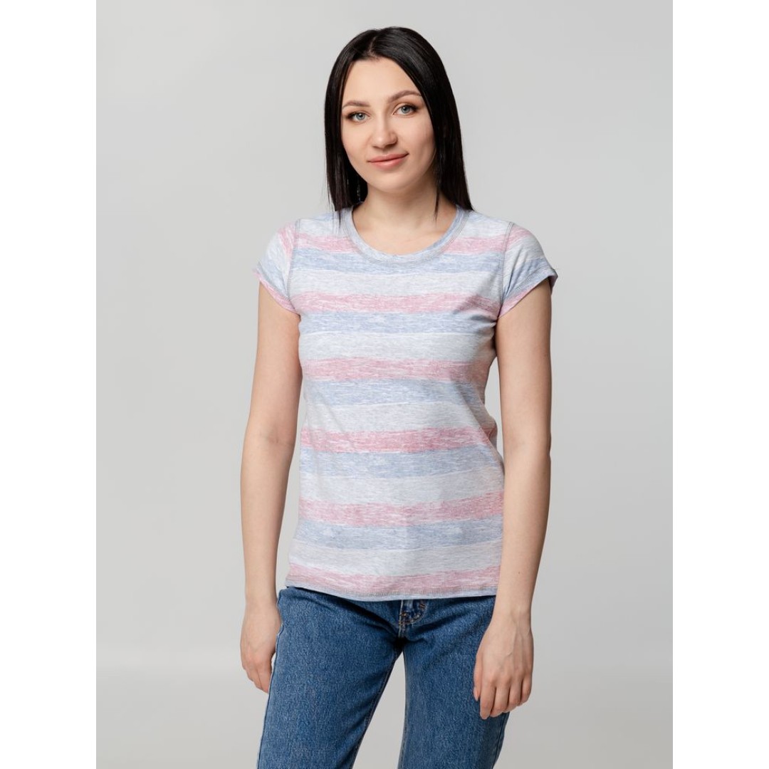 Футболка женская RAYET LADY двусторонняя, красный/синий, S