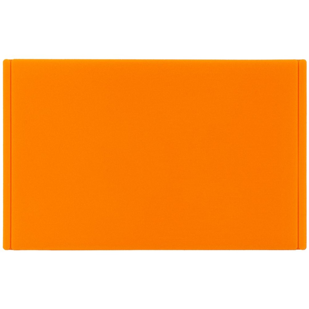 Лейбл из ПВХ Dzeta, ХL, оранжевый неон