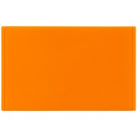 Лейбл из ПВХ Dzeta, ХL, оранжевый неон