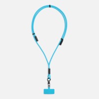 Кабель-ланьярд energyFlex Power Delivery 60 Вт, голубой